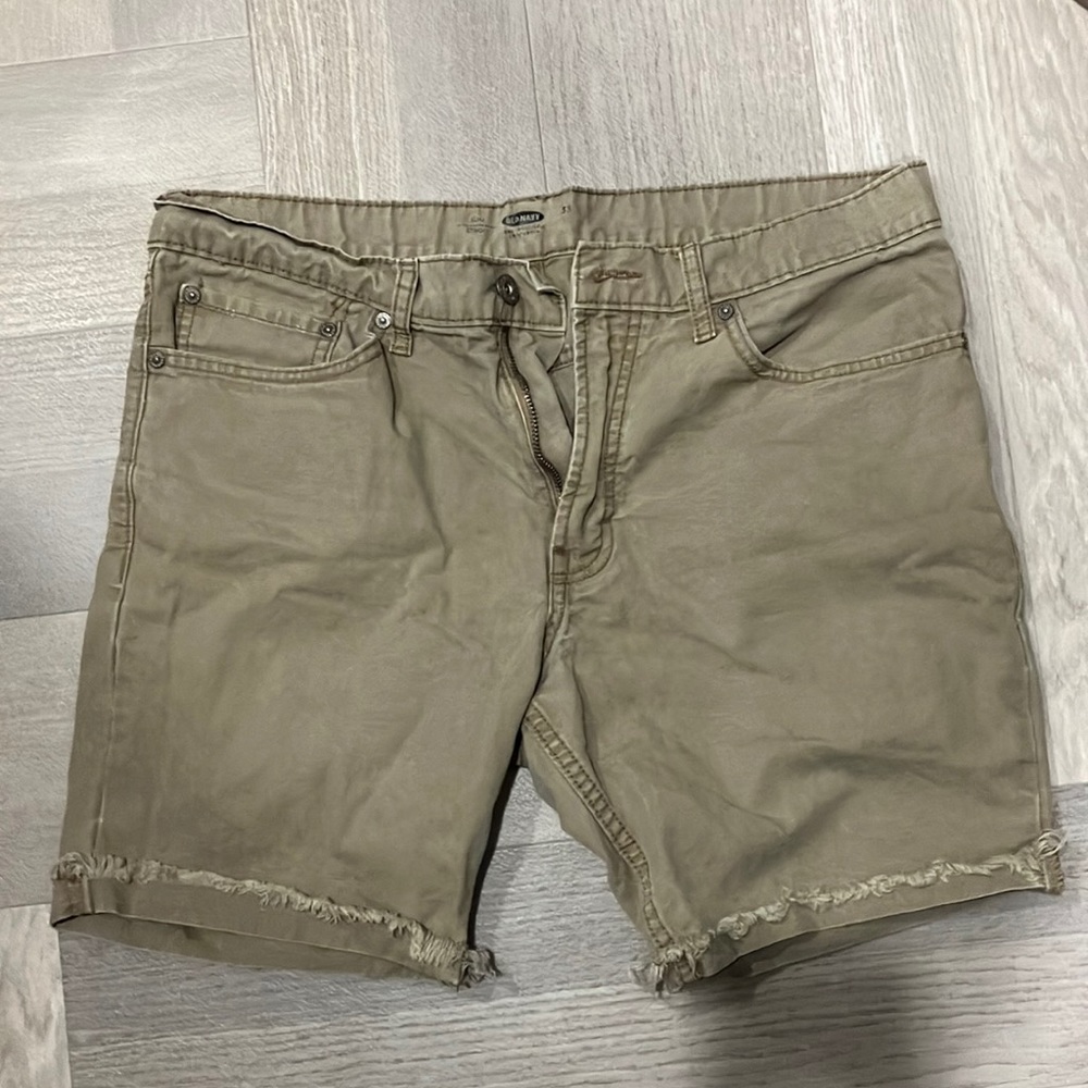 Old Navy Slim Tan Cut Off Shorts